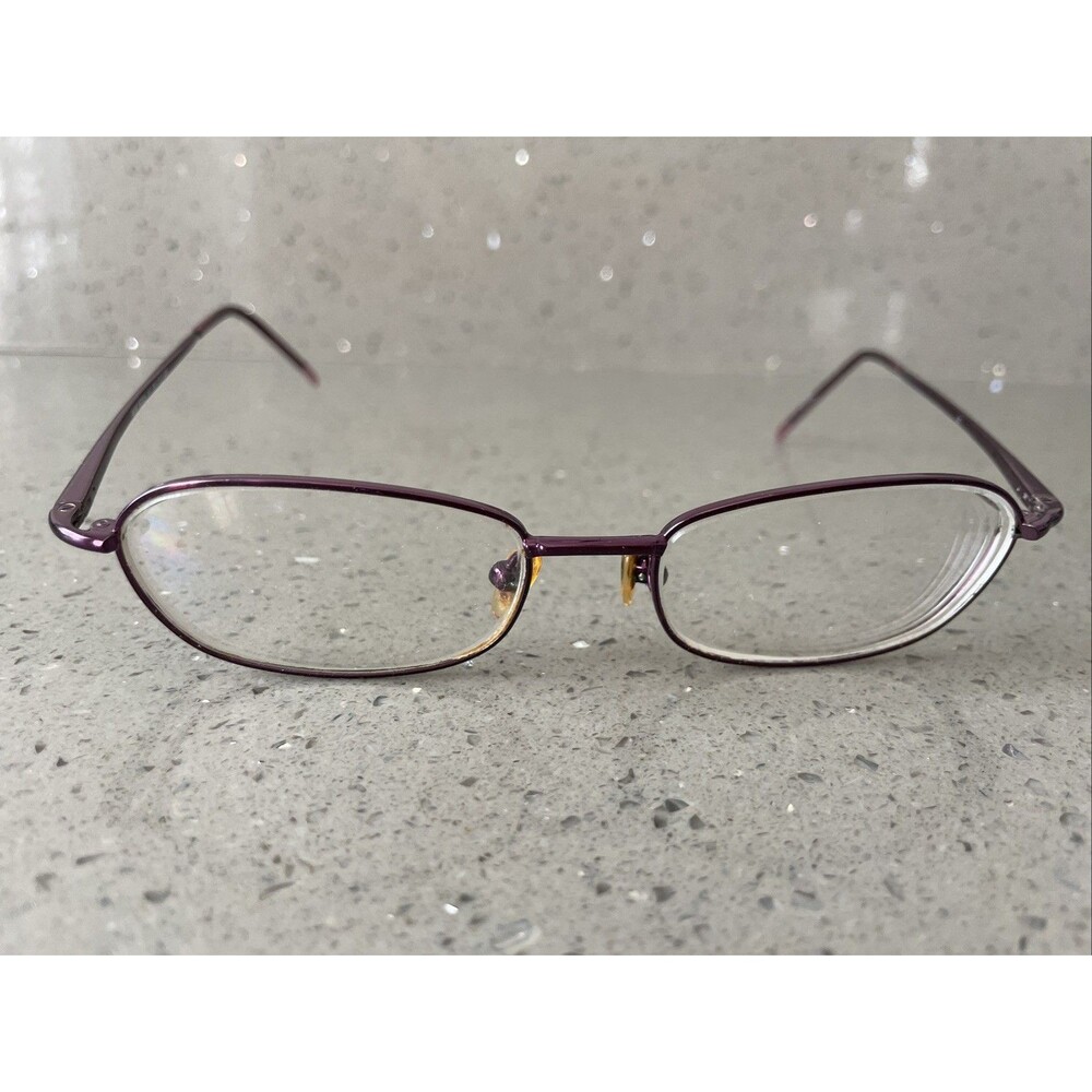 Eyeglasses Metal Purple WM5005 VI 51-17-140 FRAMES ONLY Eyewear full rim